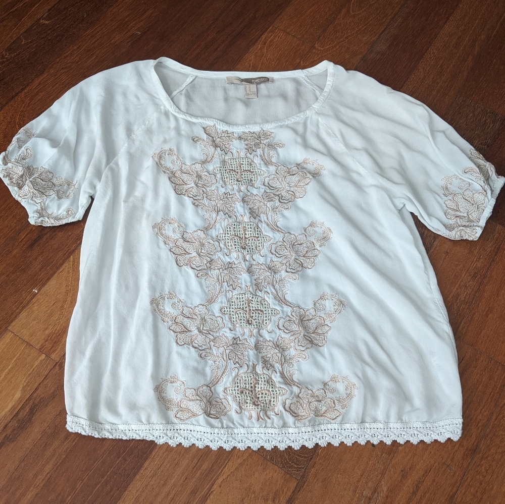 Embroidered Top